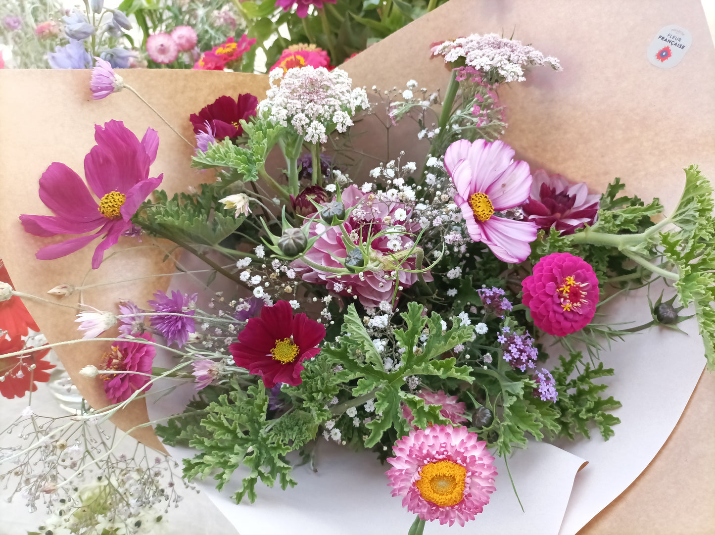 Bouquet fleurs de saisons taille S